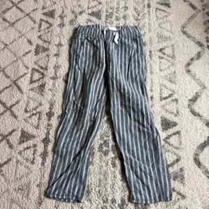 H&M Striped Linen Pants